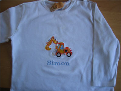 albstickerei t-shirt