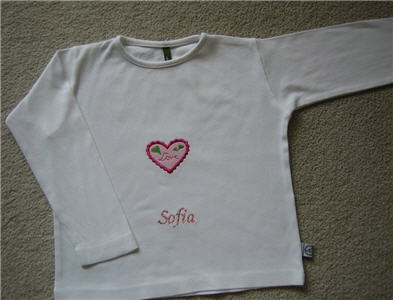 albstickerei t-shirt