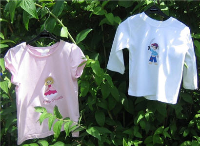 albstickerei t-shirt